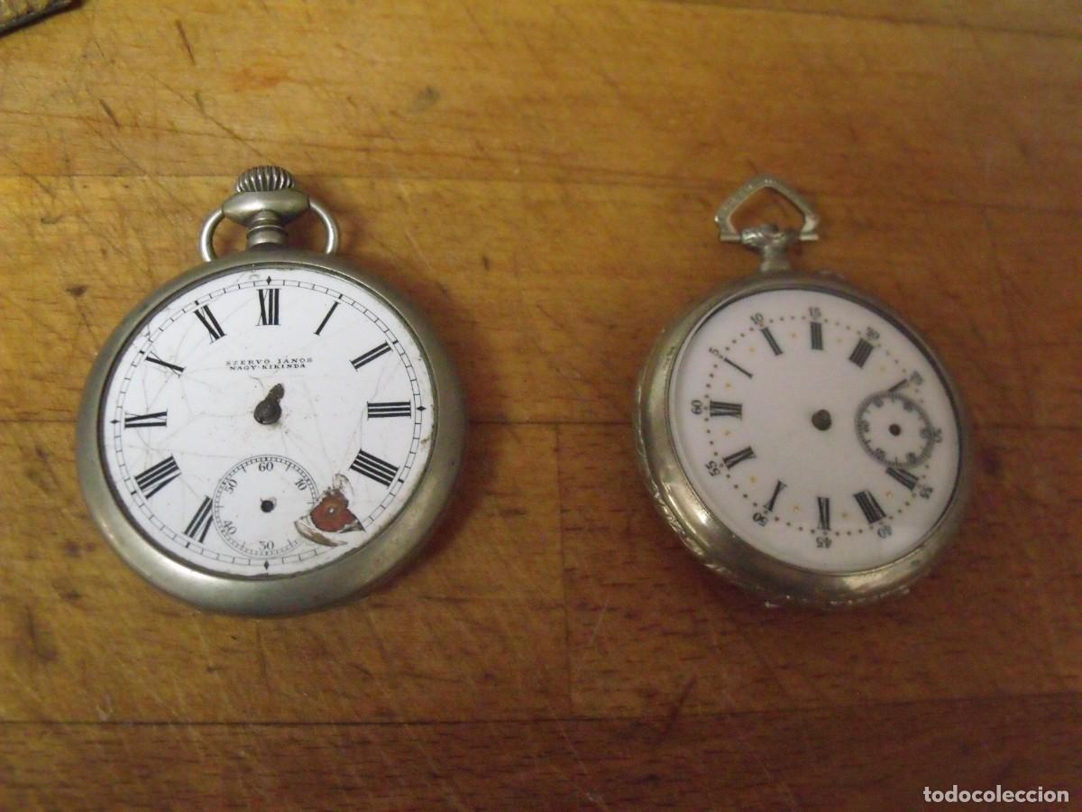 Relojes de bolsillo: 2 ANTIGUOS RELOJES BOLSILLO-LOTE 259-99