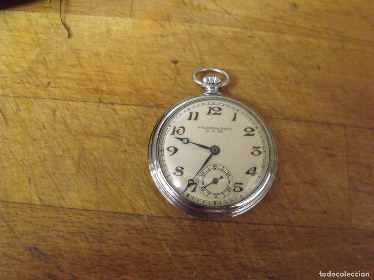 Relojes de bolsillo: antiguo reloj BOLSILLO EN ARGENTAN- A&Ntilde;O 1930 LOTE 259-99-FUNCIONA