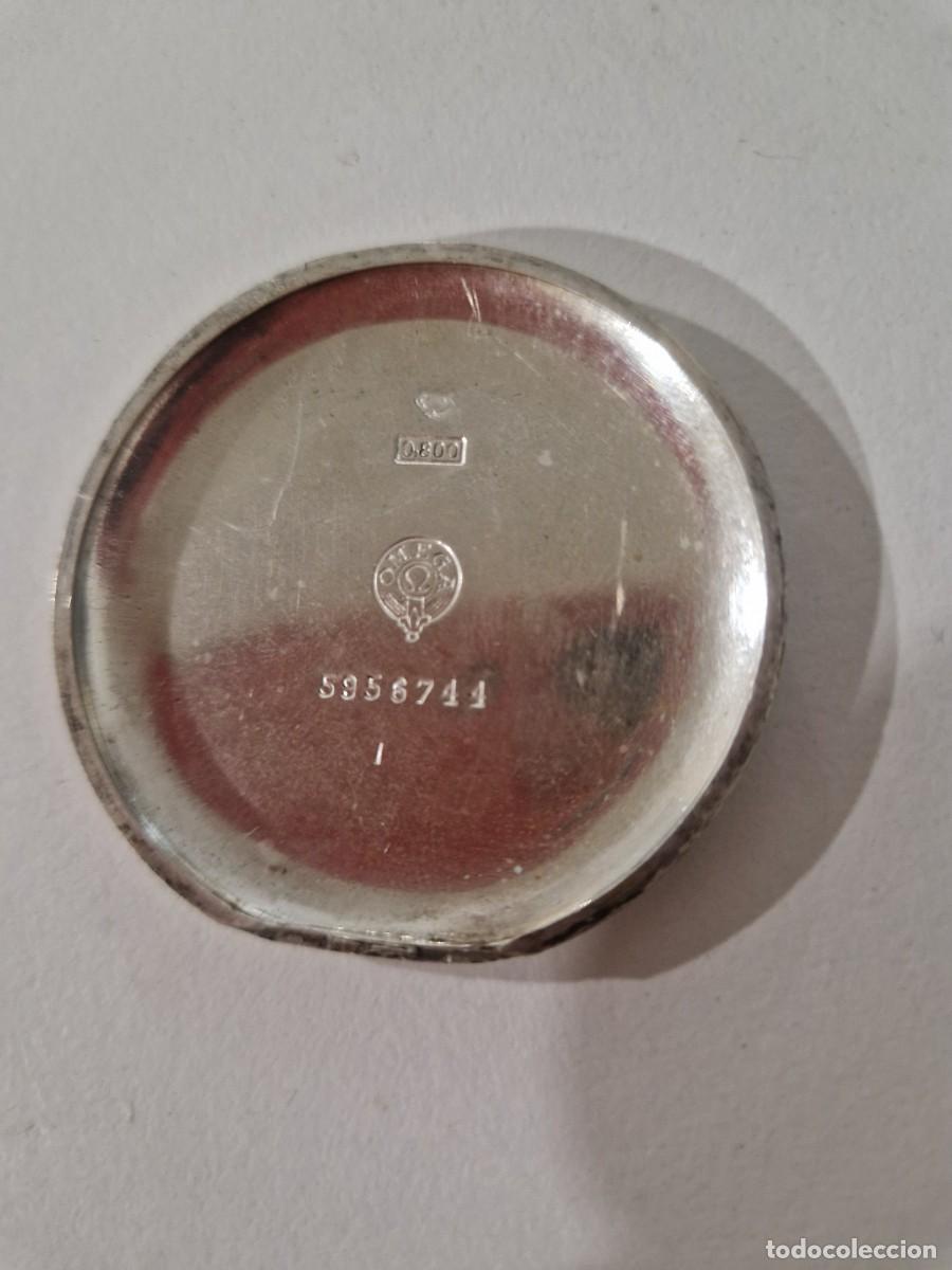 Relojes de bolsillo: Reloj Omega de plata - Foto 6