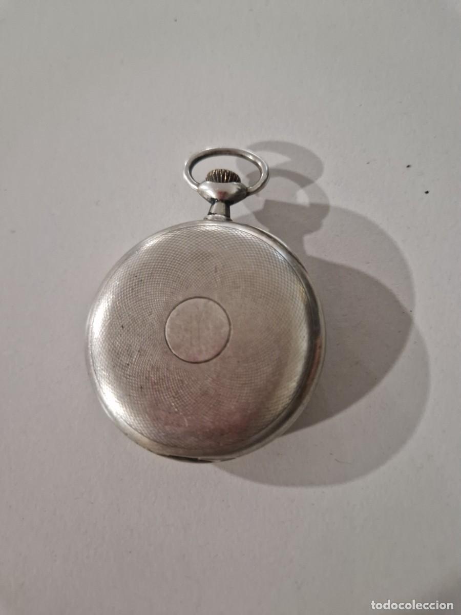 Relojes de bolsillo: Reloj Omega de plata - Foto 10