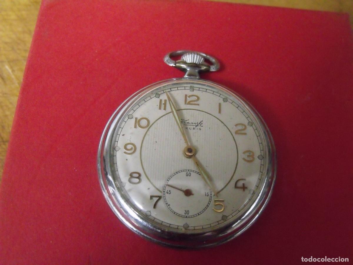Relojes de bolsillo: ANTIGUO RELOJ BOLSILLO-KIENZLE ALEMANIA-A&Ntilde;OS 50-LOTE 259-98-FUNCIONA PERFECTAMENTE