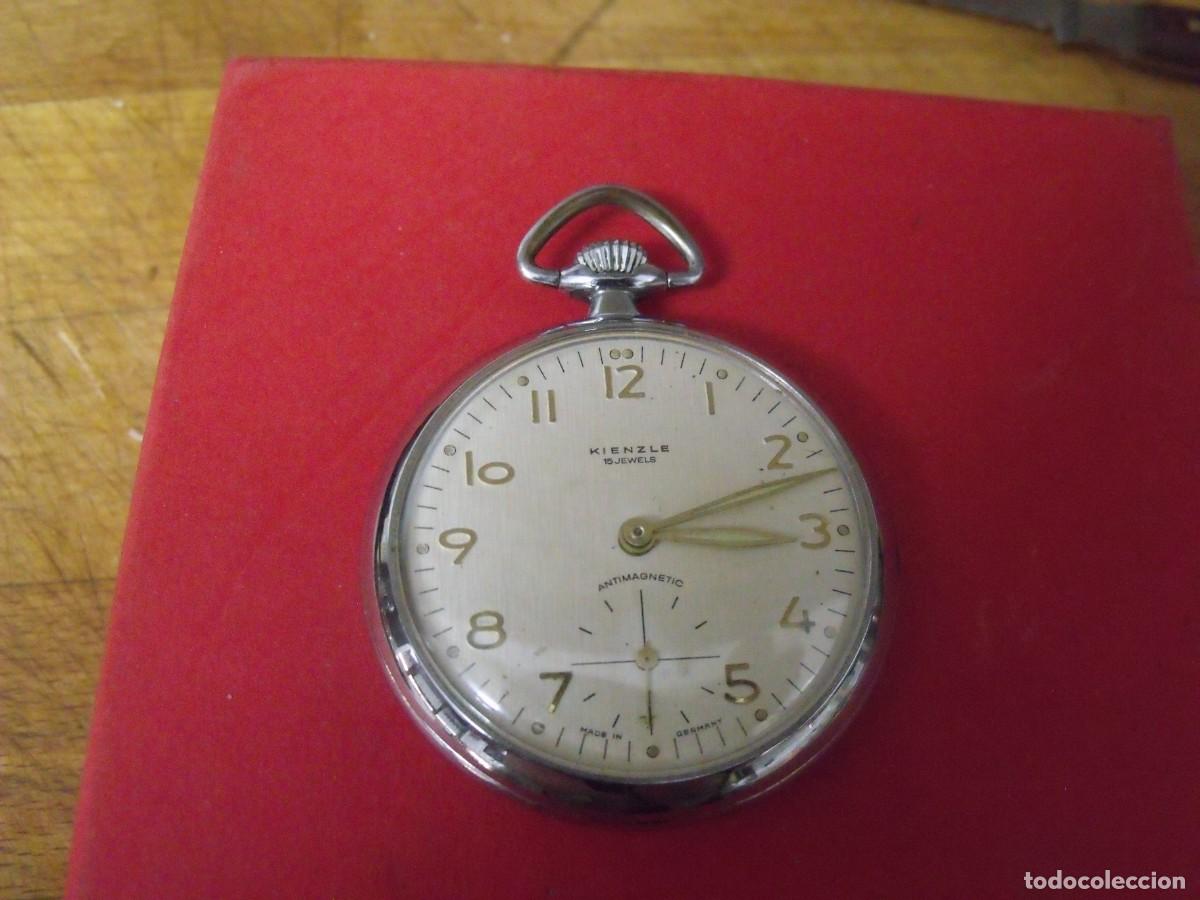 Relojes de bolsillo: ANTIGUO RELOJ BOLSILLO-KIENZLE ALEMANIA-A&Ntilde;OS 50-LOTE 259-98-FUNCIONA PERFECTAMENTE