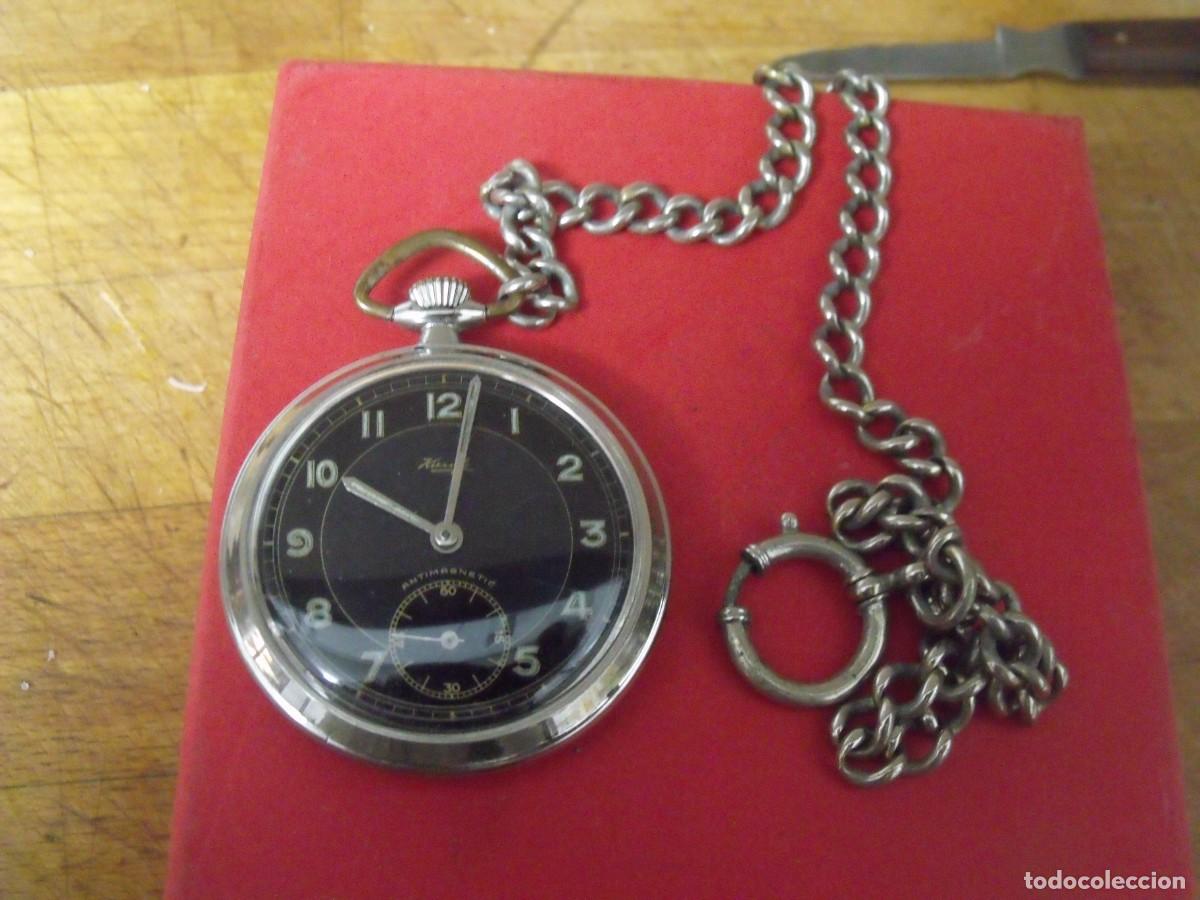 Relojes de bolsillo: ANTIGUO RELOJ BOLSILLO-KIENZLE ALEMANIA-A&Ntilde;OS 50-LOTE 259-98-FUNCIONA PERFECTAMENTE