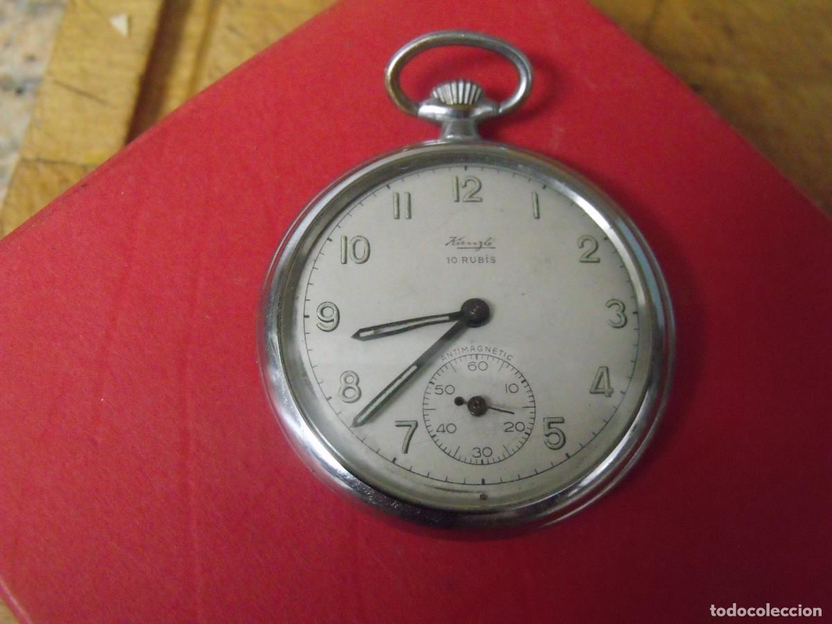 Relojes de bolsillo: ANTIGUO RELOJ BOLSILLO-KIENZLE ALEMANIA-A&Ntilde;OS 50-LOTE 259-98-FUNCIONA PERFECTAMENTE