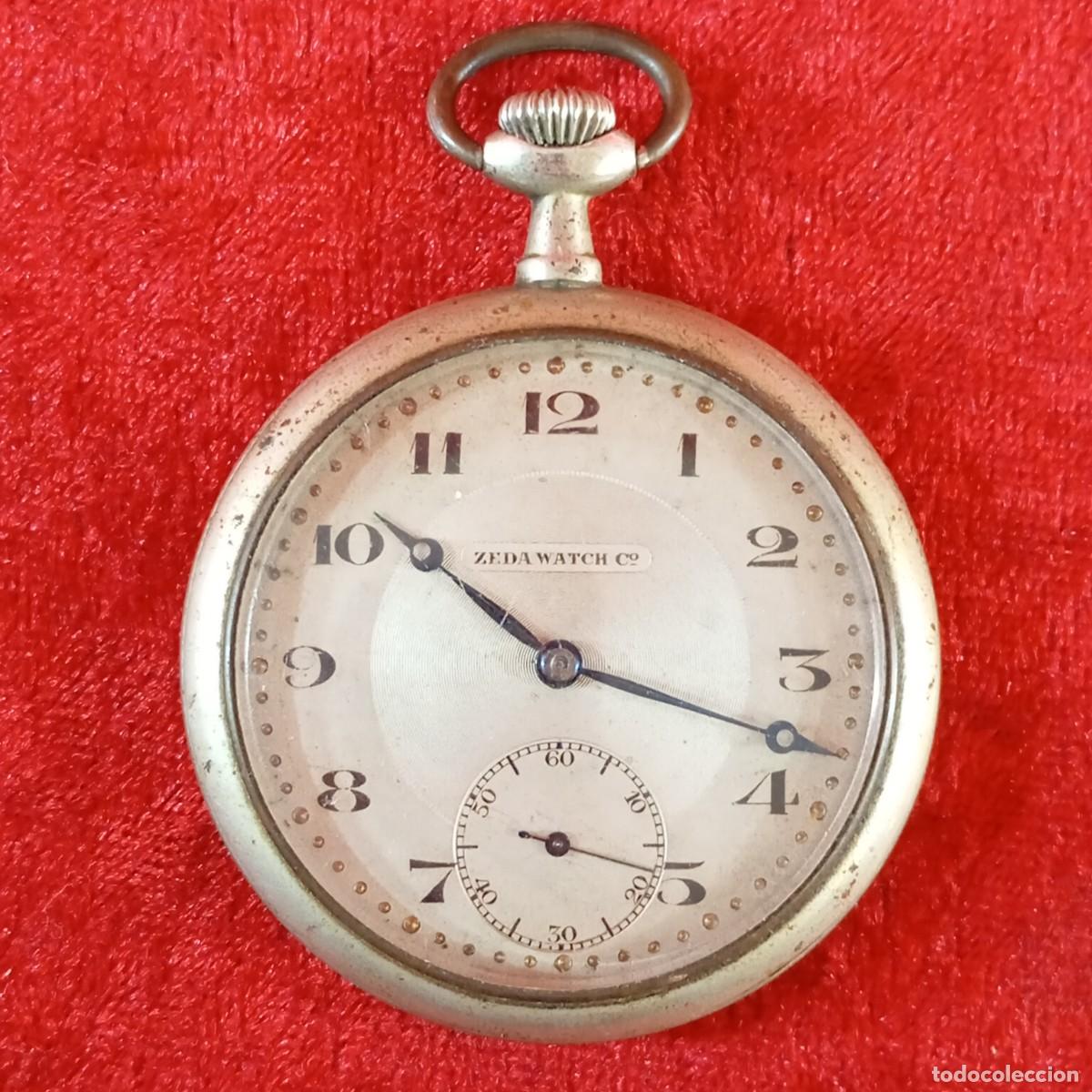 Relojes de bolsillo: PRECIOSO RELOJ DE BOLSILLO COMPLETO - ZEDA WATCH CO - SE DESCONOCE ESTADO / 3234
