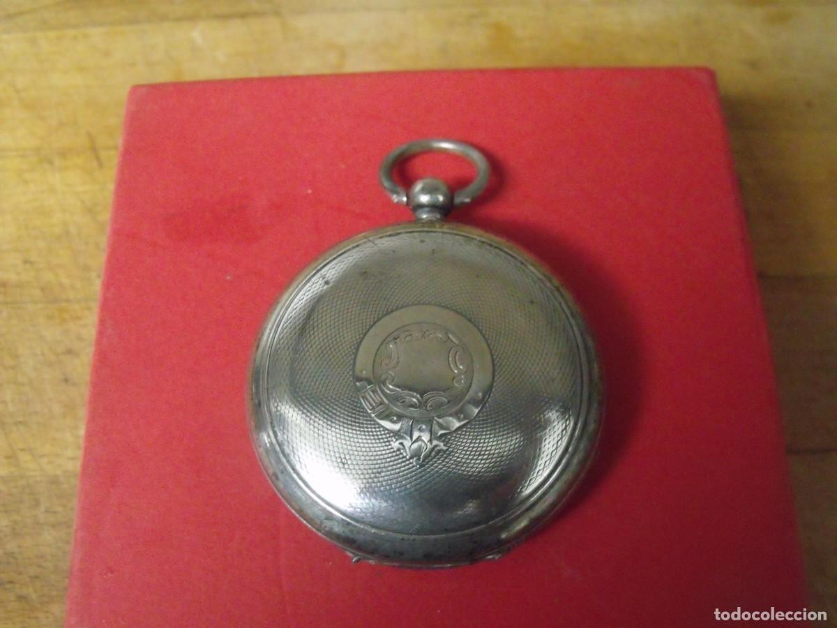 Relojes de bolsillo: ANTIGUO RELOJ BOLSILLO SABONETA-INGLATERRA PLATA STERLING- MAQUINARIA CADENA-A&Ntilde;O 1840-LOTE 259-100 2