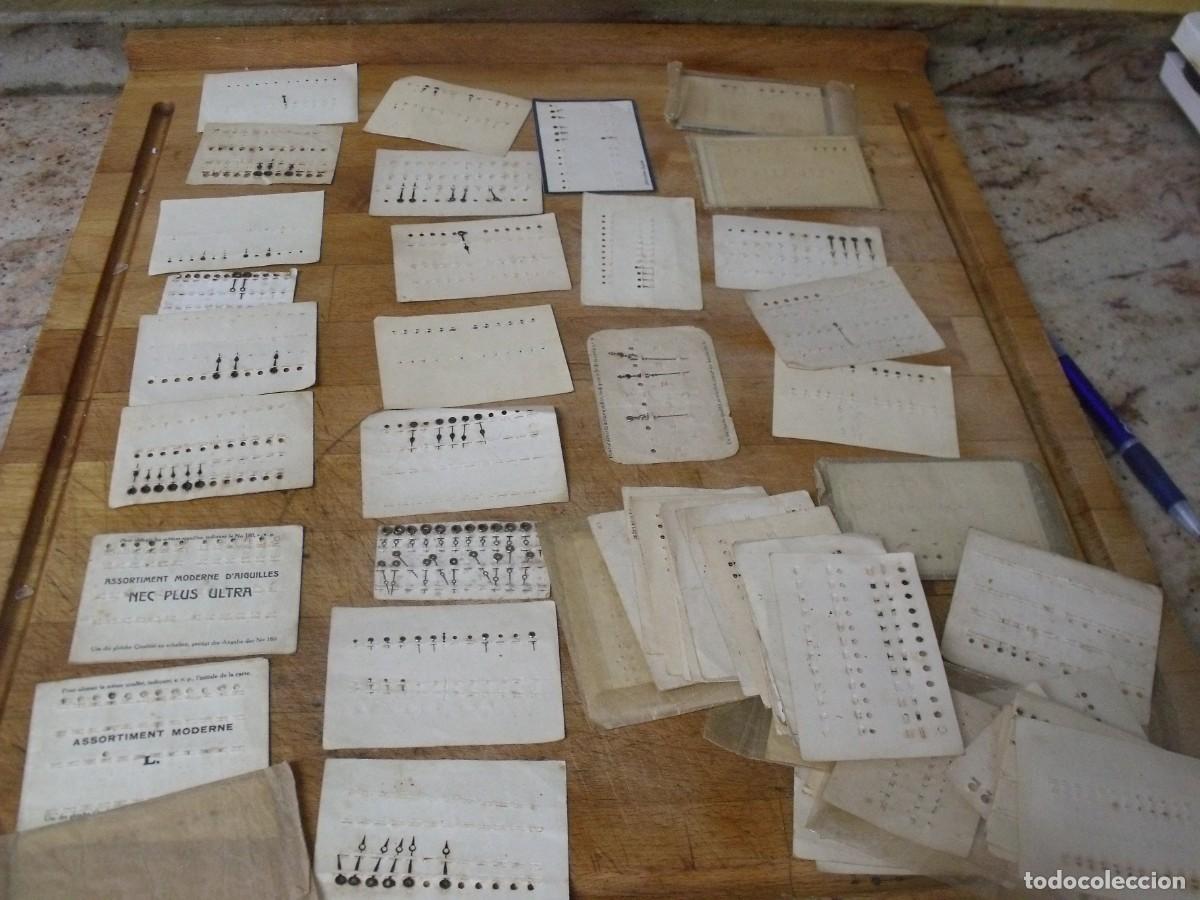 Relojes de bolsillo: GRAN LOTE DE 71 PLIEGOS DE AGUJAS PARA RELOJES DE BOLSILLO-LOTE 675