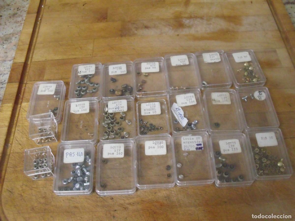 Relojes de bolsillo: 21 cajitas con coronas para relojes de bolsillo-lote 675