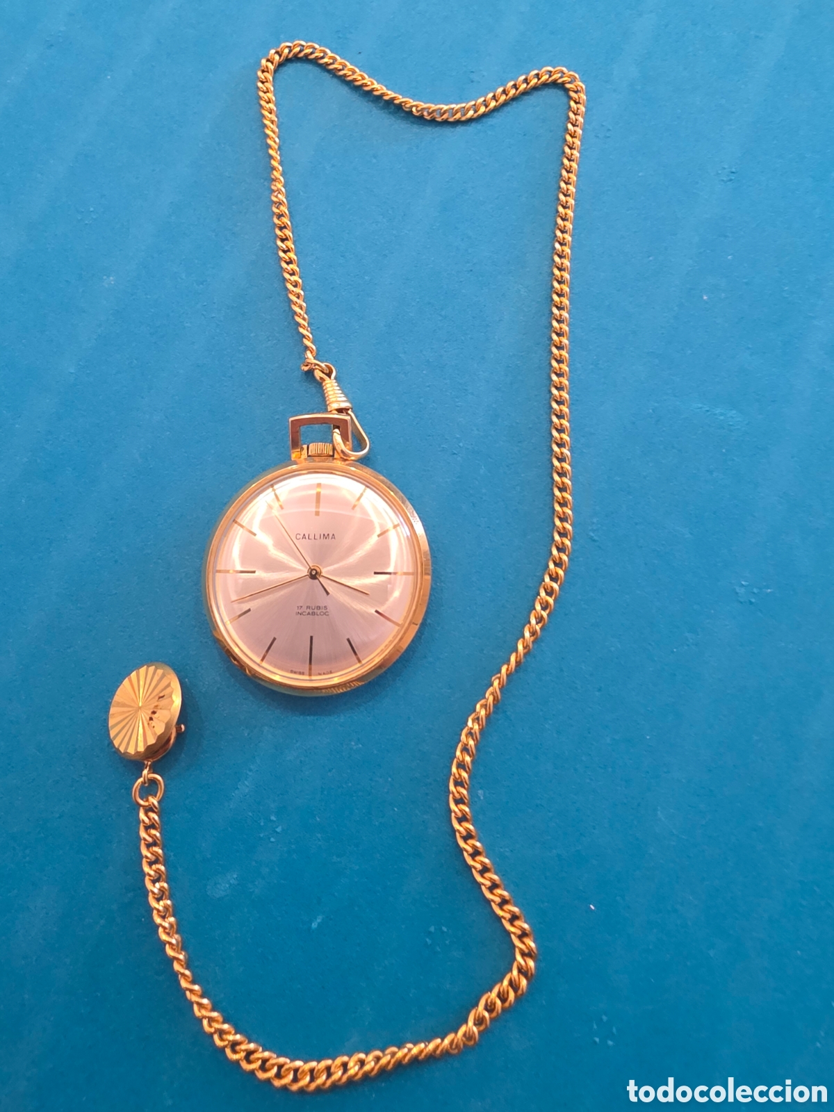 Relojes de bolsillo: Reloj de bolsillo Callima Suizo 17 Rubis