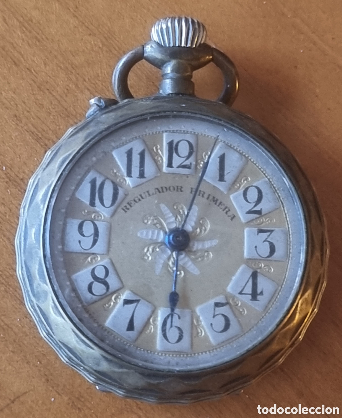 Relojes de bolsillo: Reloj bolsillo Regulador Primera esfera n&uacute;meros esmalte bonito original ved fotos