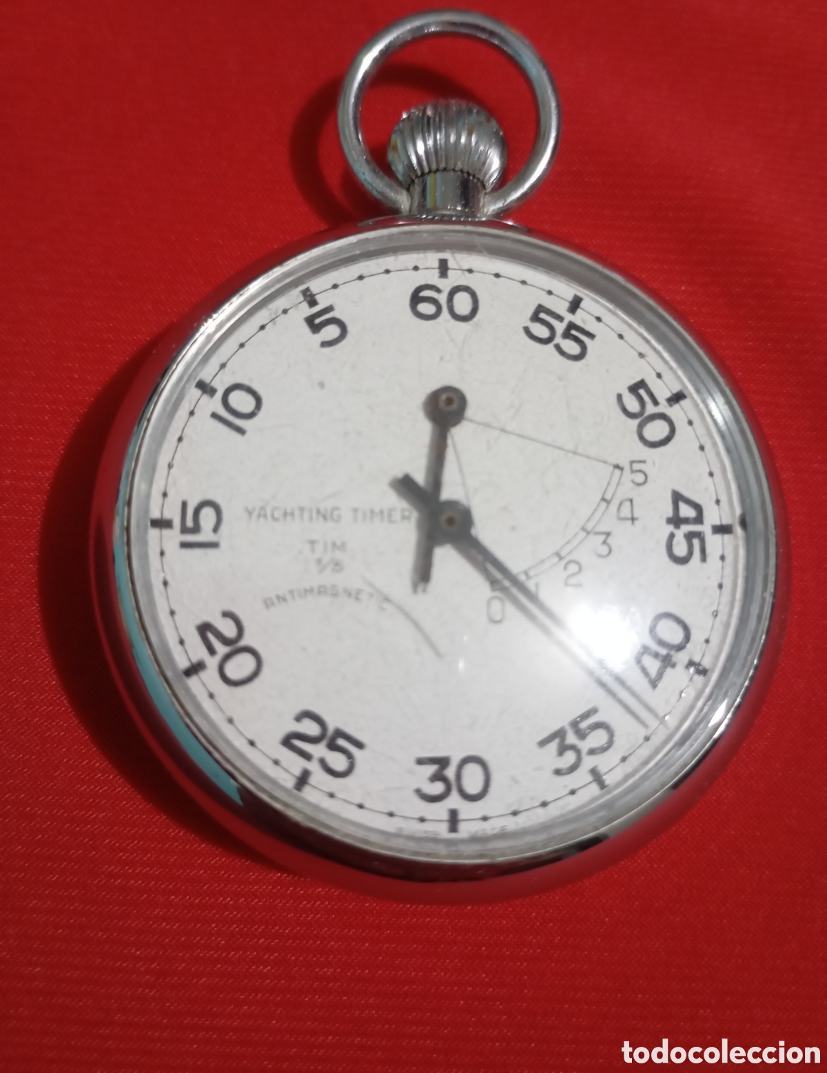 Relojes de bolsillo: Cron&oacute;metro Suizo de Regata Vintage Yachting Timer 49mm para piezas