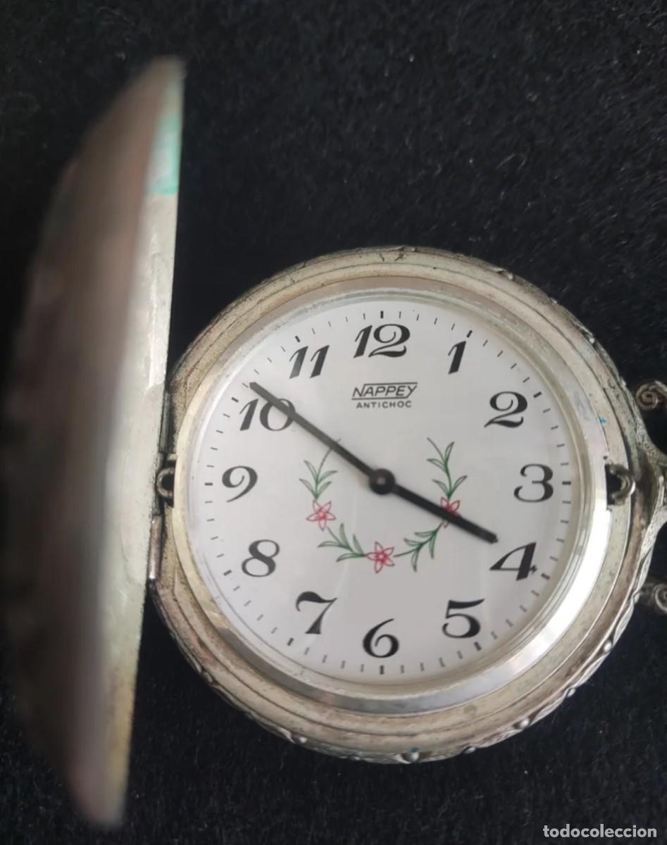 Relojes de bolsillo: Reloj a cuerda de bolsillo Nappey suizo