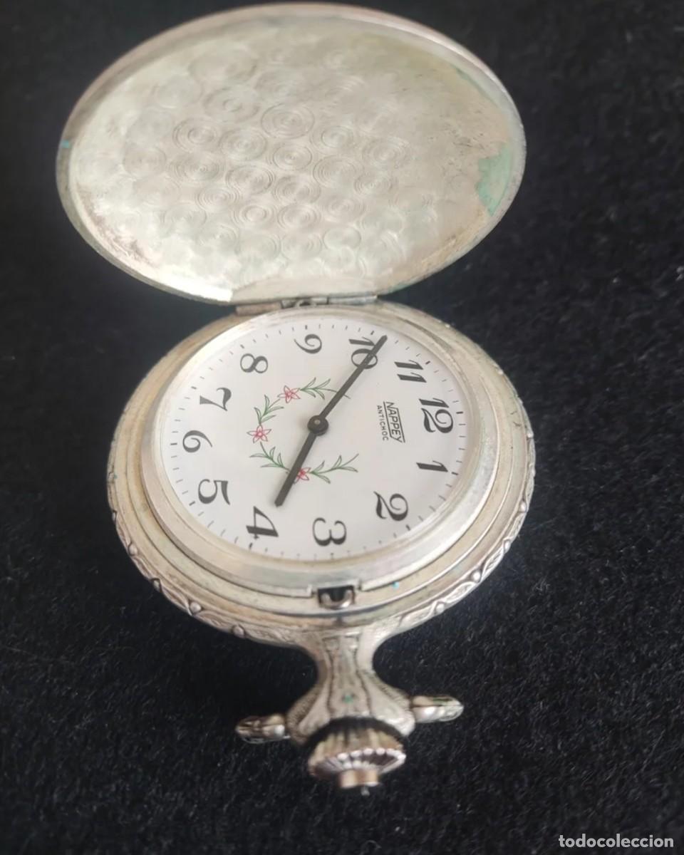 Relojes de bolsillo: Reloj a cuerda de bolsillo Nappey suizo