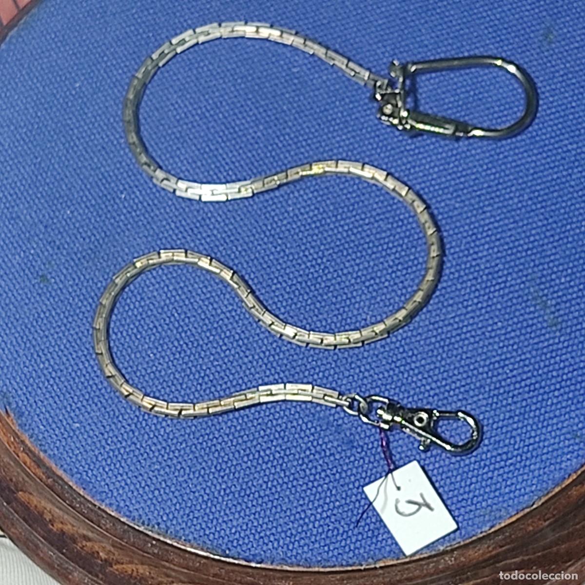 Relojes de bolsillo: Leontina plateada & cadena para reloj de bolsillo. *3*