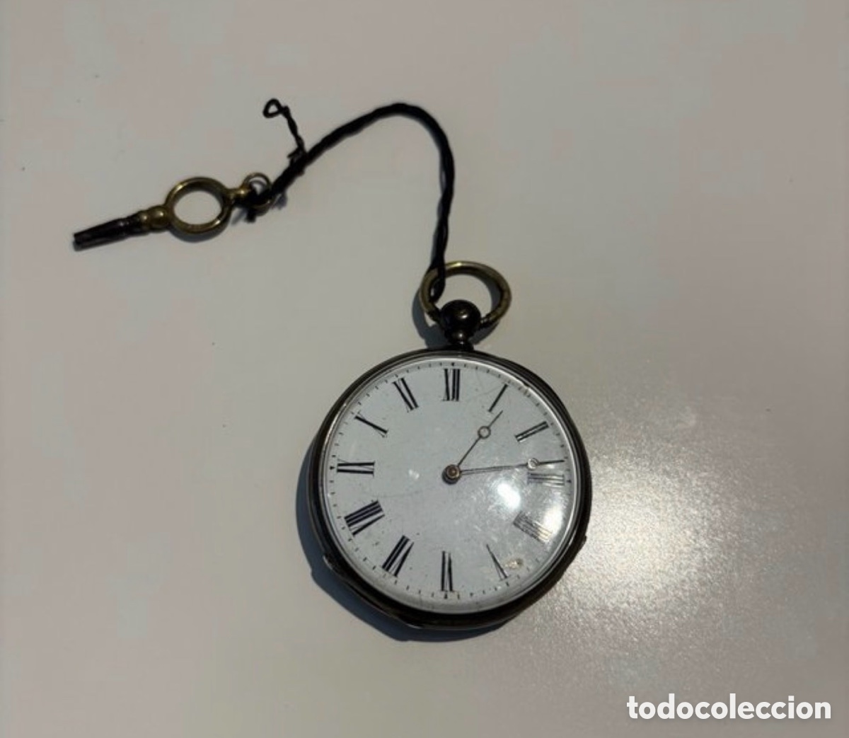 Relojes de bolsillo: Reloj de bolsillo Cylindre 8 rub&iacute;s