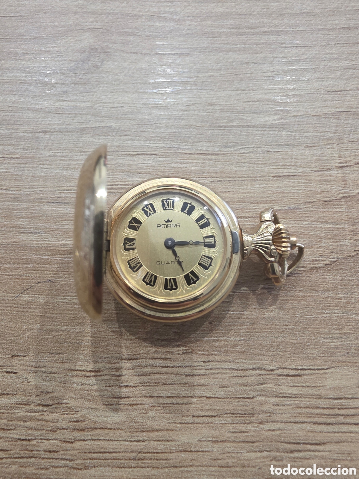 Relojes de bolsillo: Reloj de bolsillo miniatura vintage Cuarzo AMARA