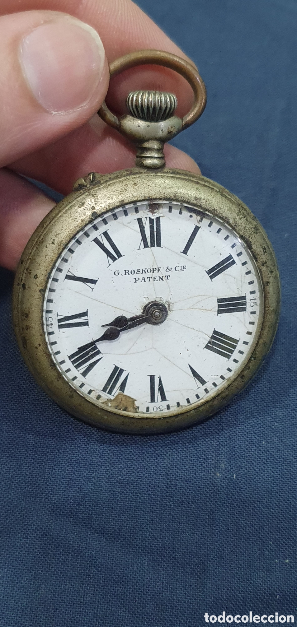 Relojes de bolsillo: Reloj de bolsillo Roskopf & Cie. (L135)