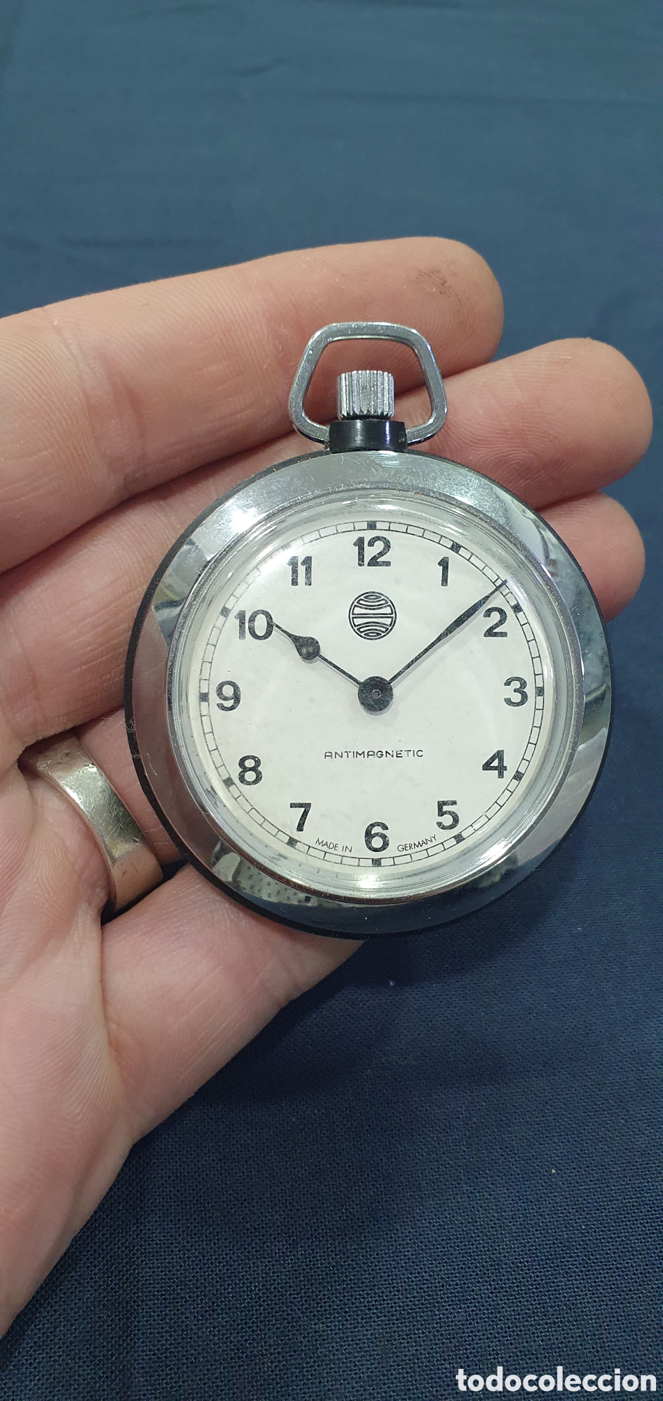 Pocket watches: Reloj de bolsillo alem&aacute;n funcionando. (L135)