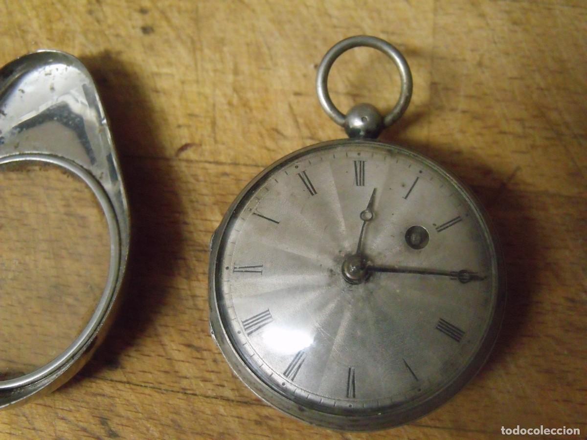 Relojes de bolsillo: ANTIGUO RELOJ BOLSILLO CATALINO PLATA -A&Ntilde;O 1820-LOTE 259-100