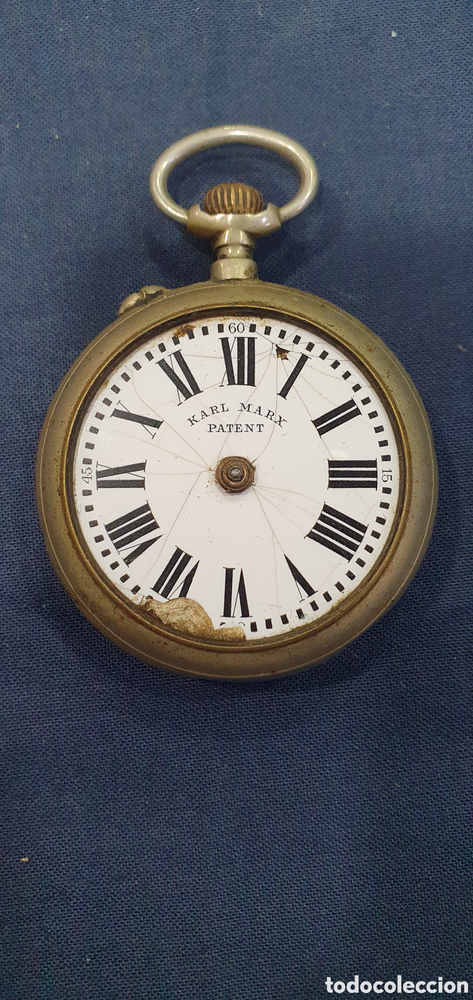 Pocket watches: Reloj de bolsillo Karl Marx Patent. (L135)