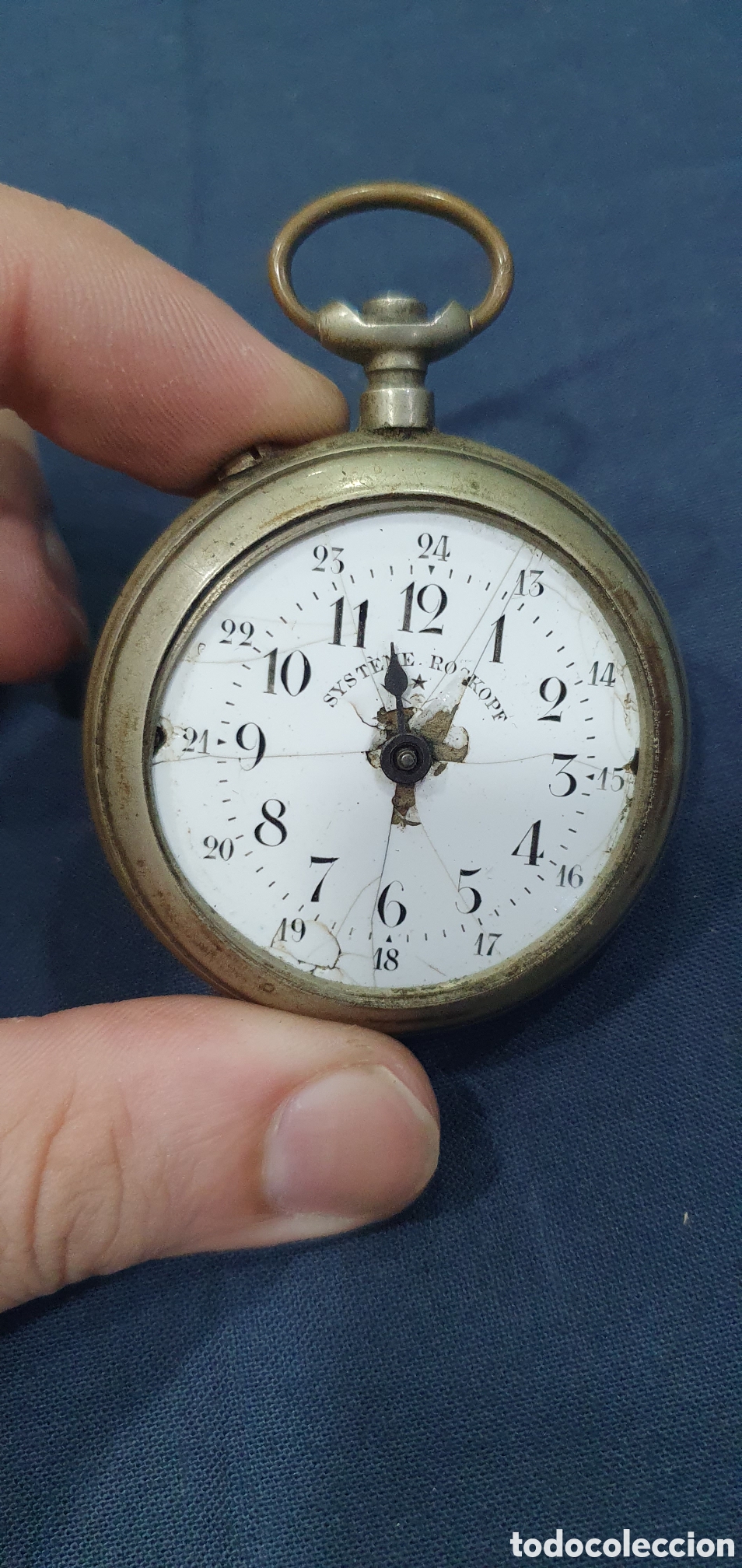 Pocket watches: Reloj de bolsillo Systeme Roskopf. (L135)