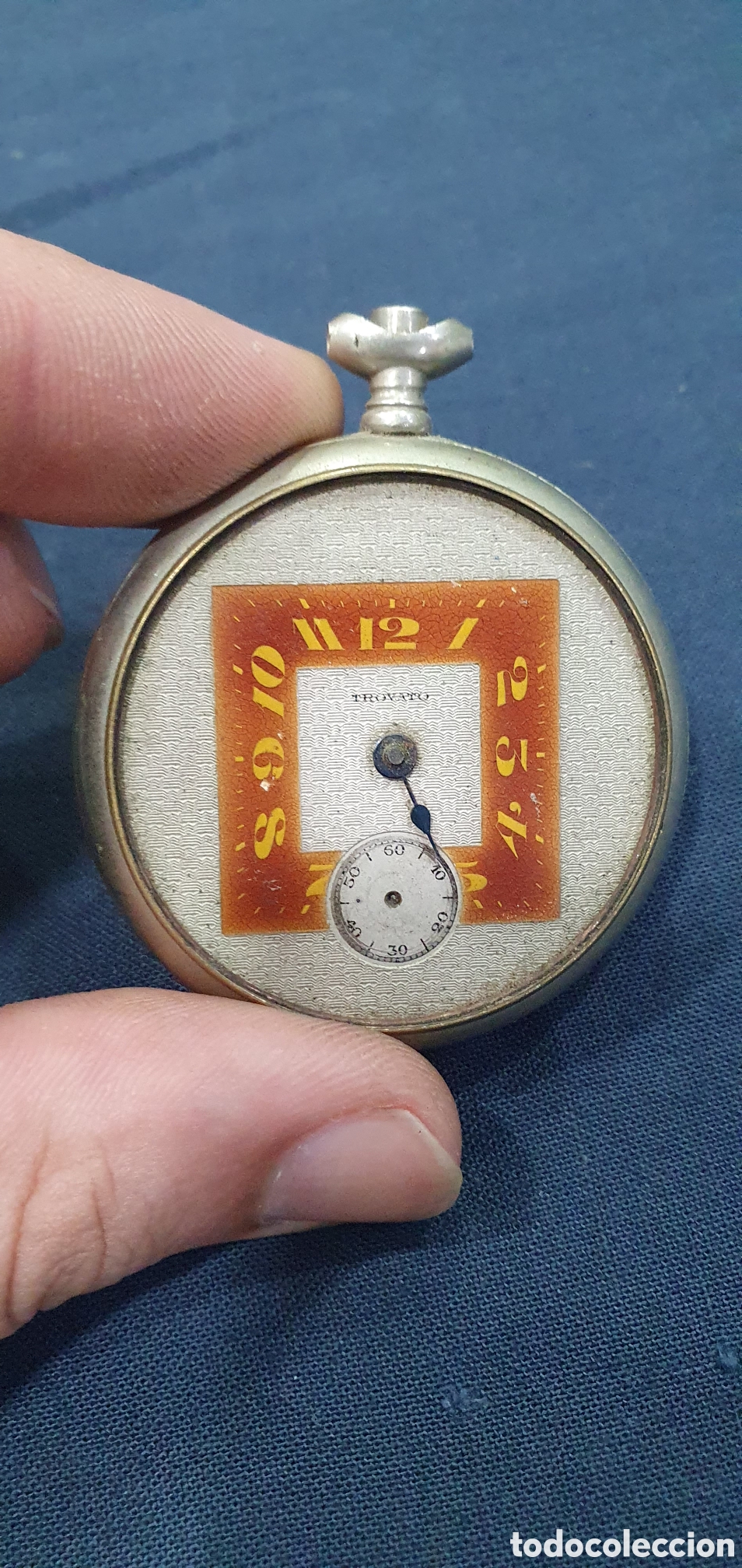 Orologi da taschino: Reloj de bolsillo Trovato Art Dec&oacute;. (L135)