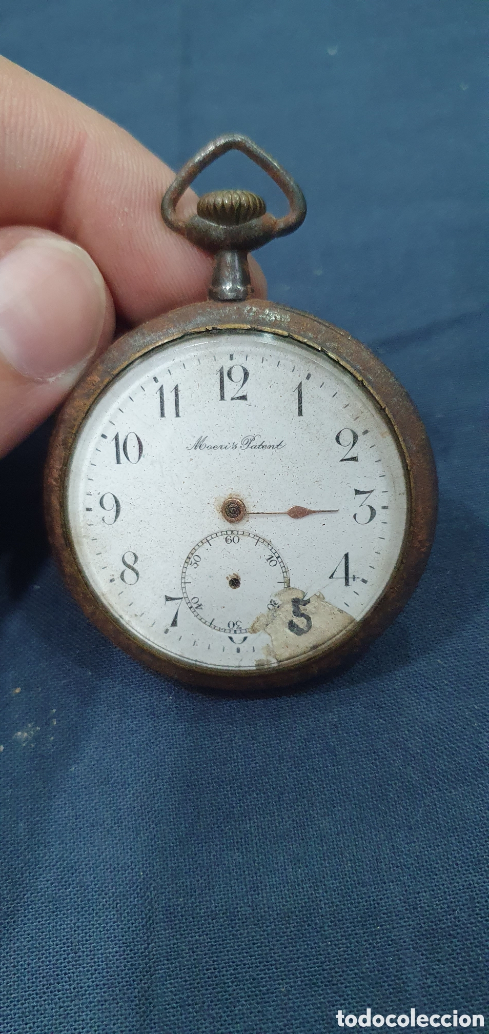 Pocket watches: Reloj de bolsillo Moeris Patent. (L135)