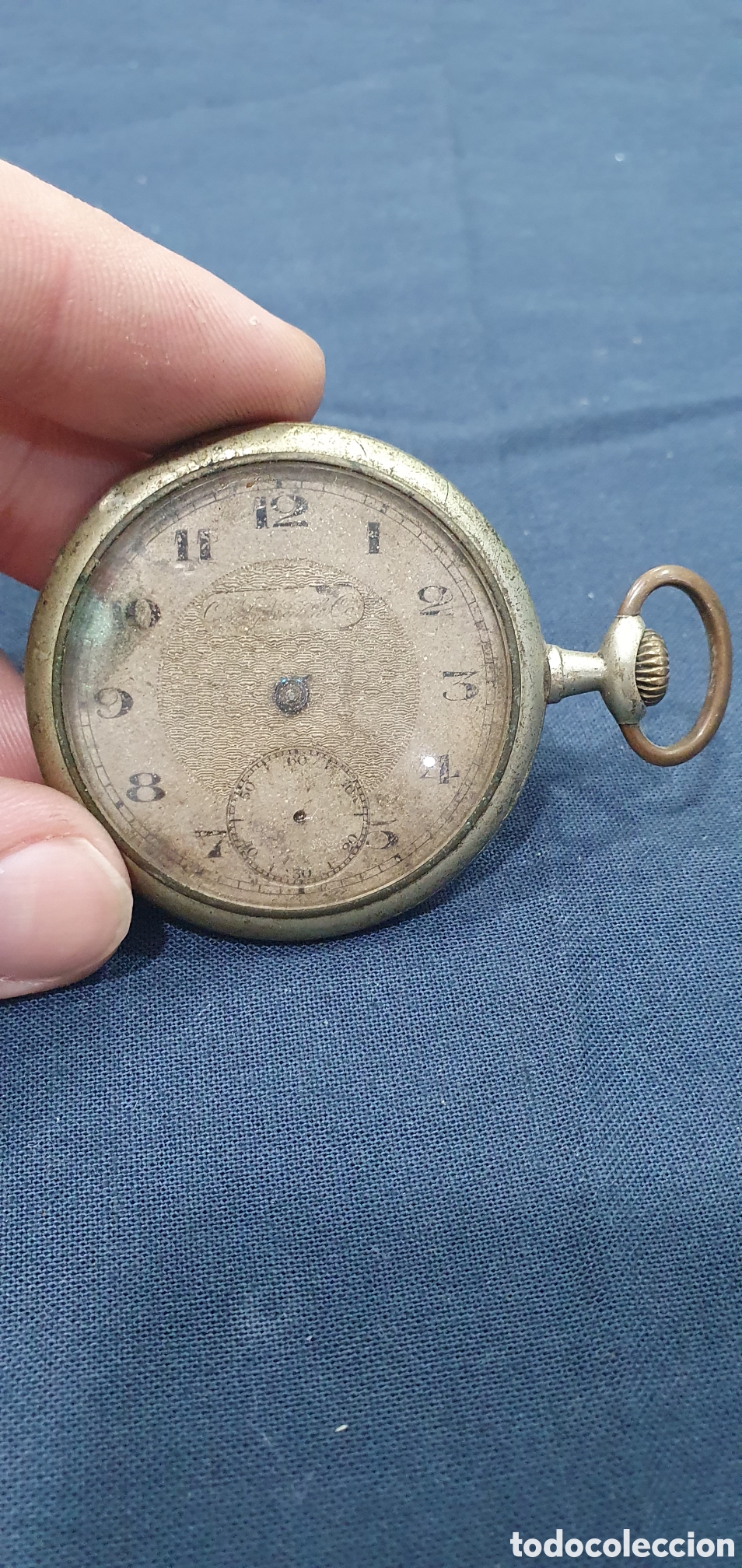 Relojes de bolsillo: Antiguo reloj de bolsillo. (L135)
