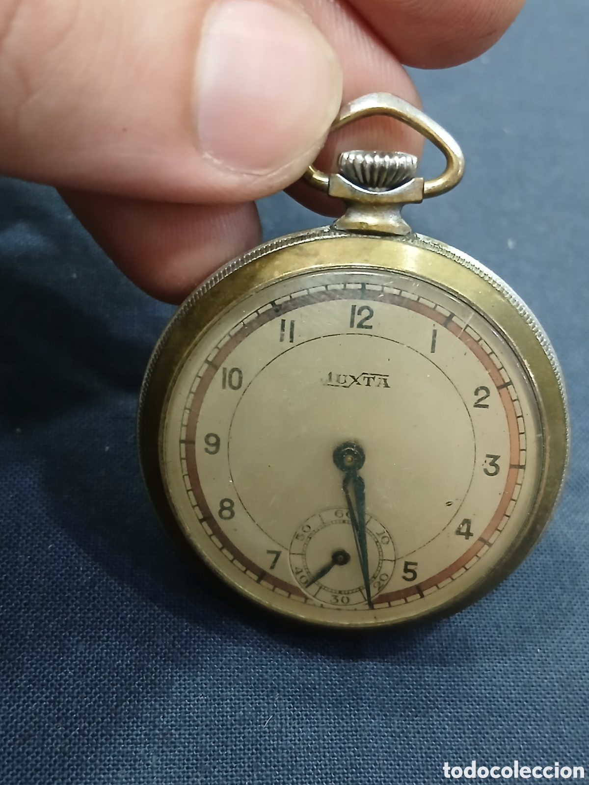 Montres de poche: Reloj de bolsillo Juxta Art Dec&oacute;. (L134)