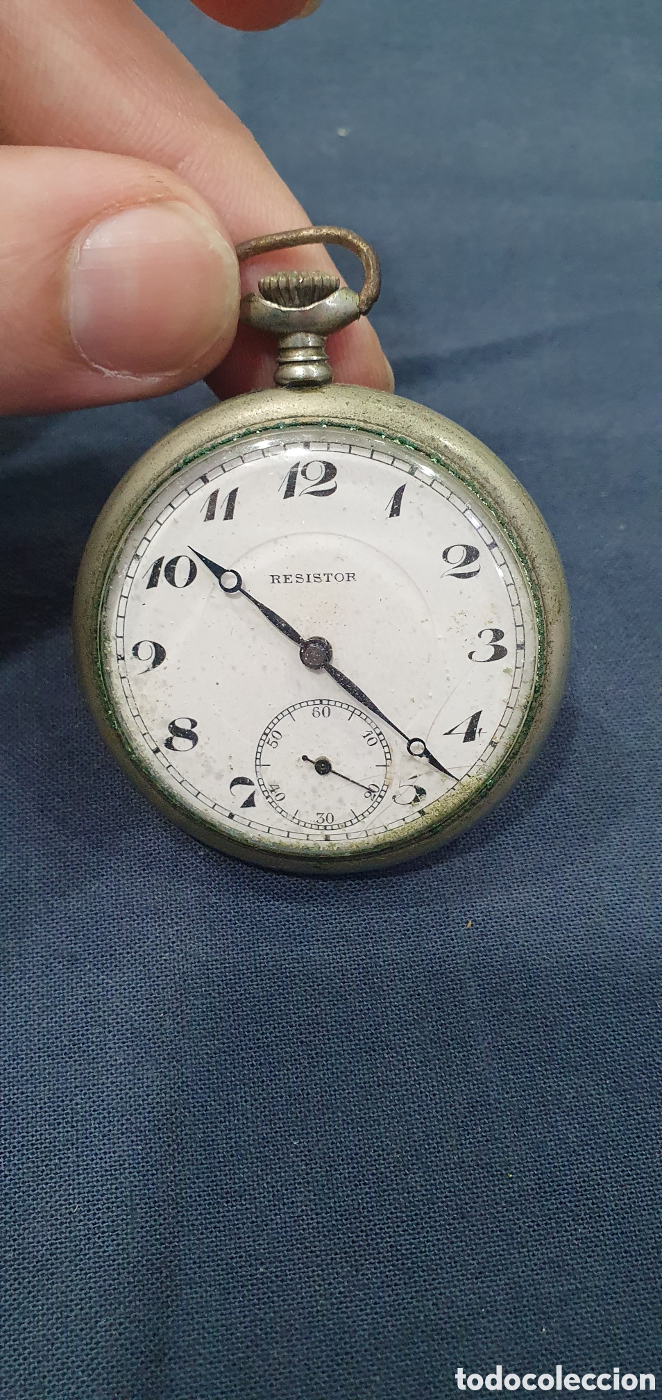 Montres de poche: Antiguo reloj de bolsillo Resistor. (L133)
