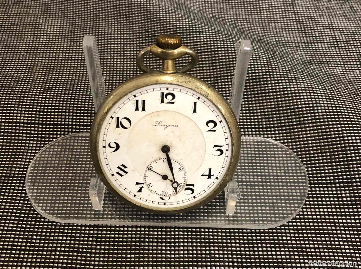Relojes de bolsillo: RELOJ DE BOLSILLO MARCA LONGINES. FUNCIONA