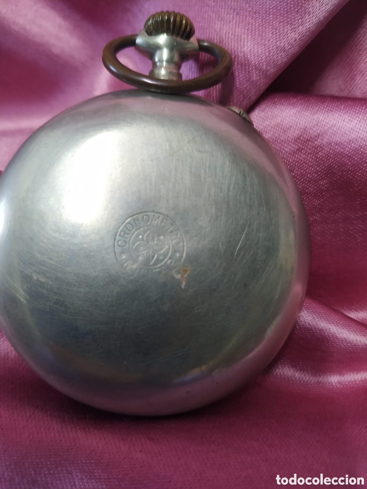 Relojes de bolsillo: Reloj cron&oacute;metro militar. Funcionando - Foto 4