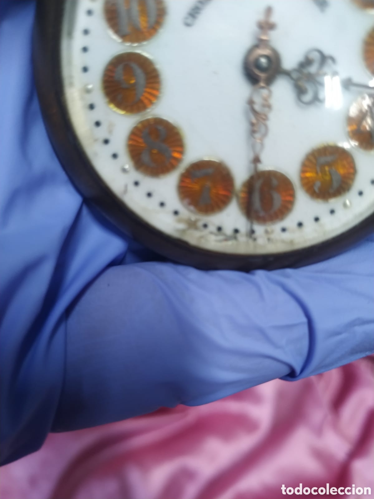 Relojes de bolsillo: Reloj cron&oacute;metro militar. Funcionando - Foto 9