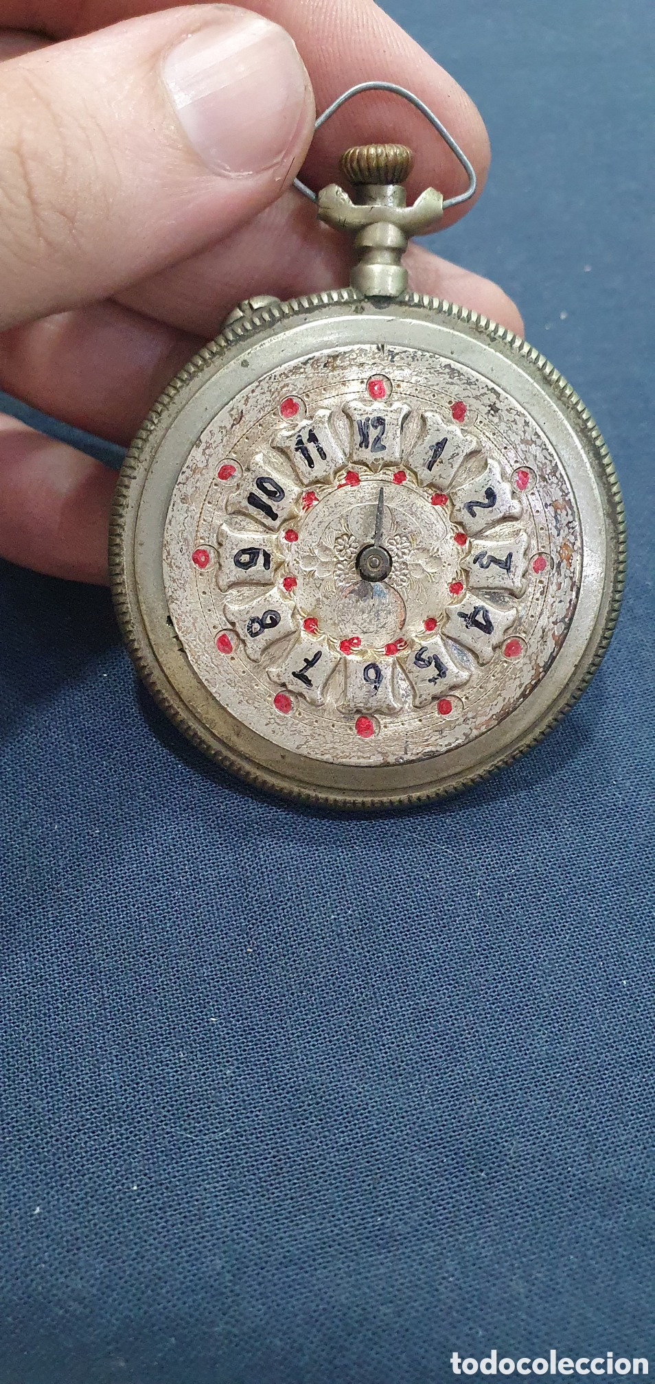 Relojes de bolsillo: Antiguo reloj de bolsillo. (L120)