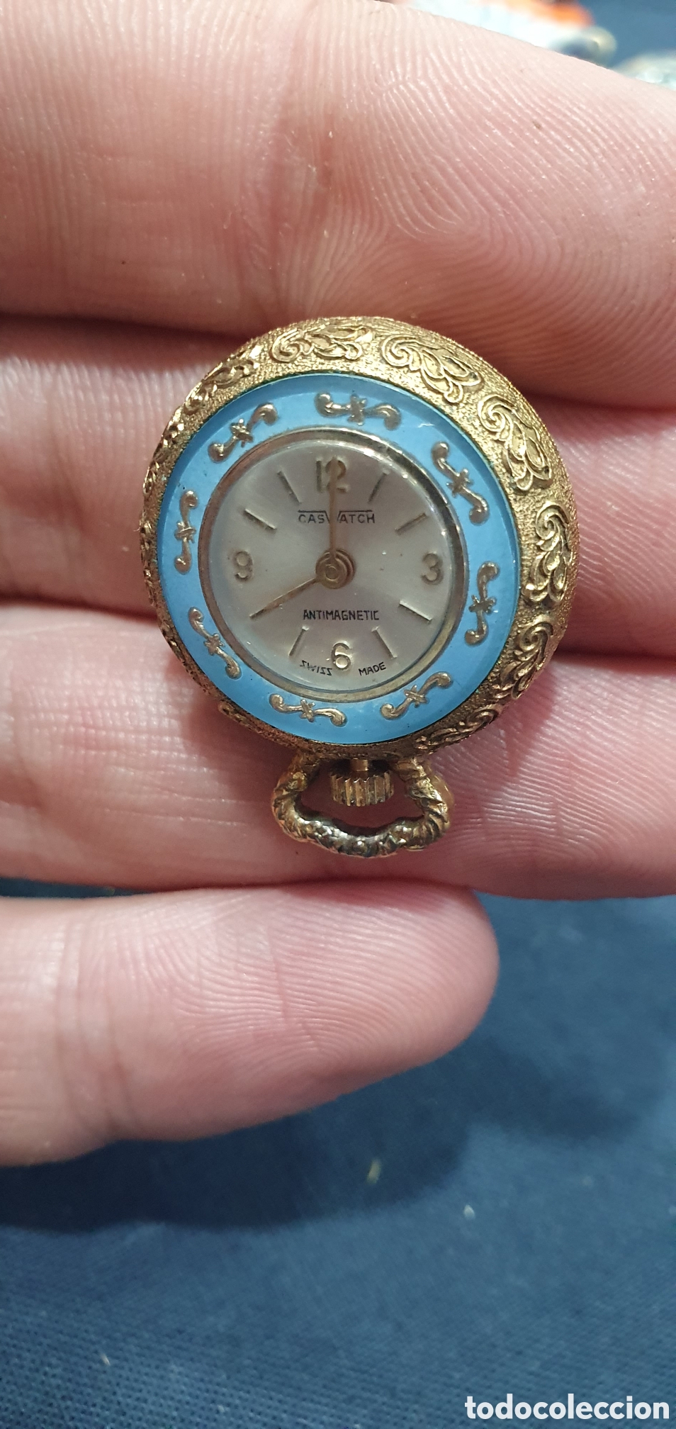 Relojes de bolsillo: Reloj de colgar Caswatch. (L57)