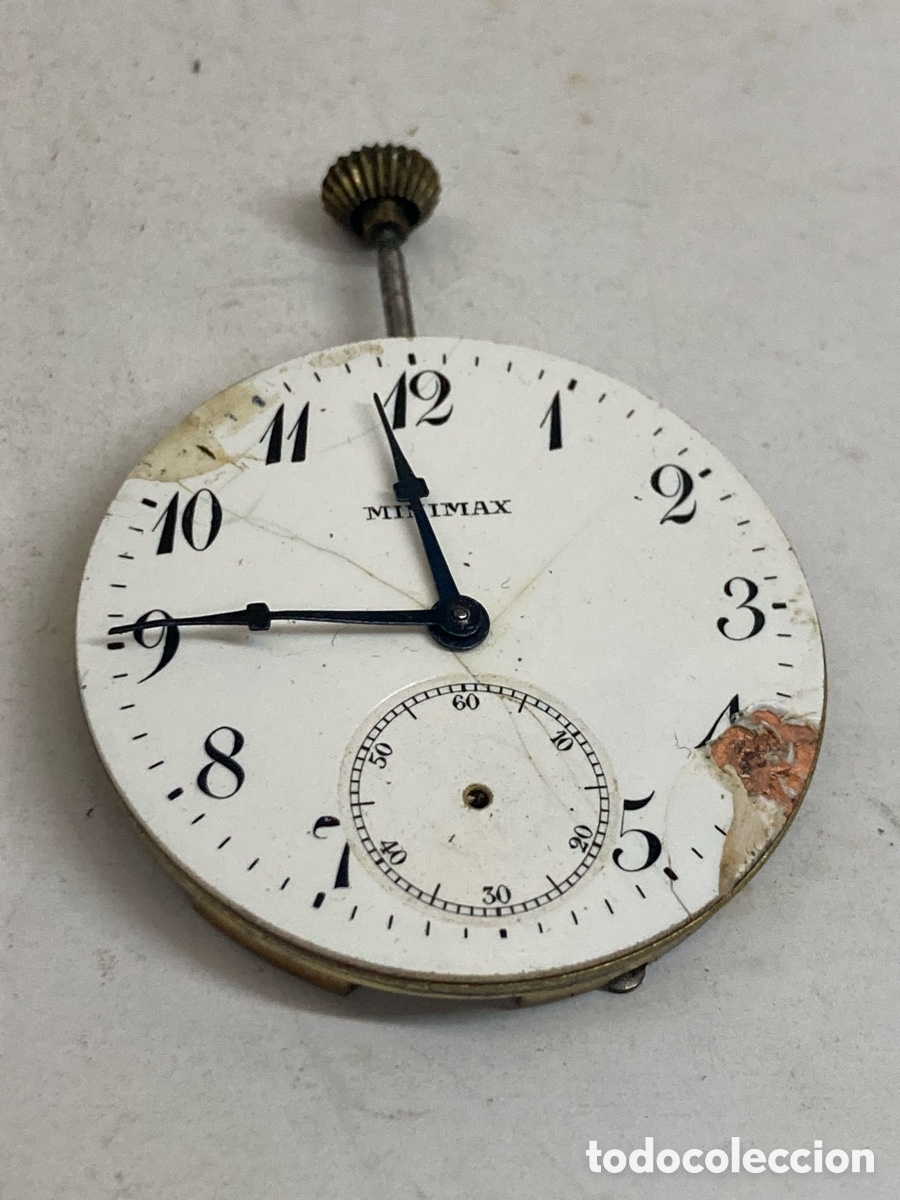 Relojes de bolsillo: Reloj de bolsillo Minimax carga manual