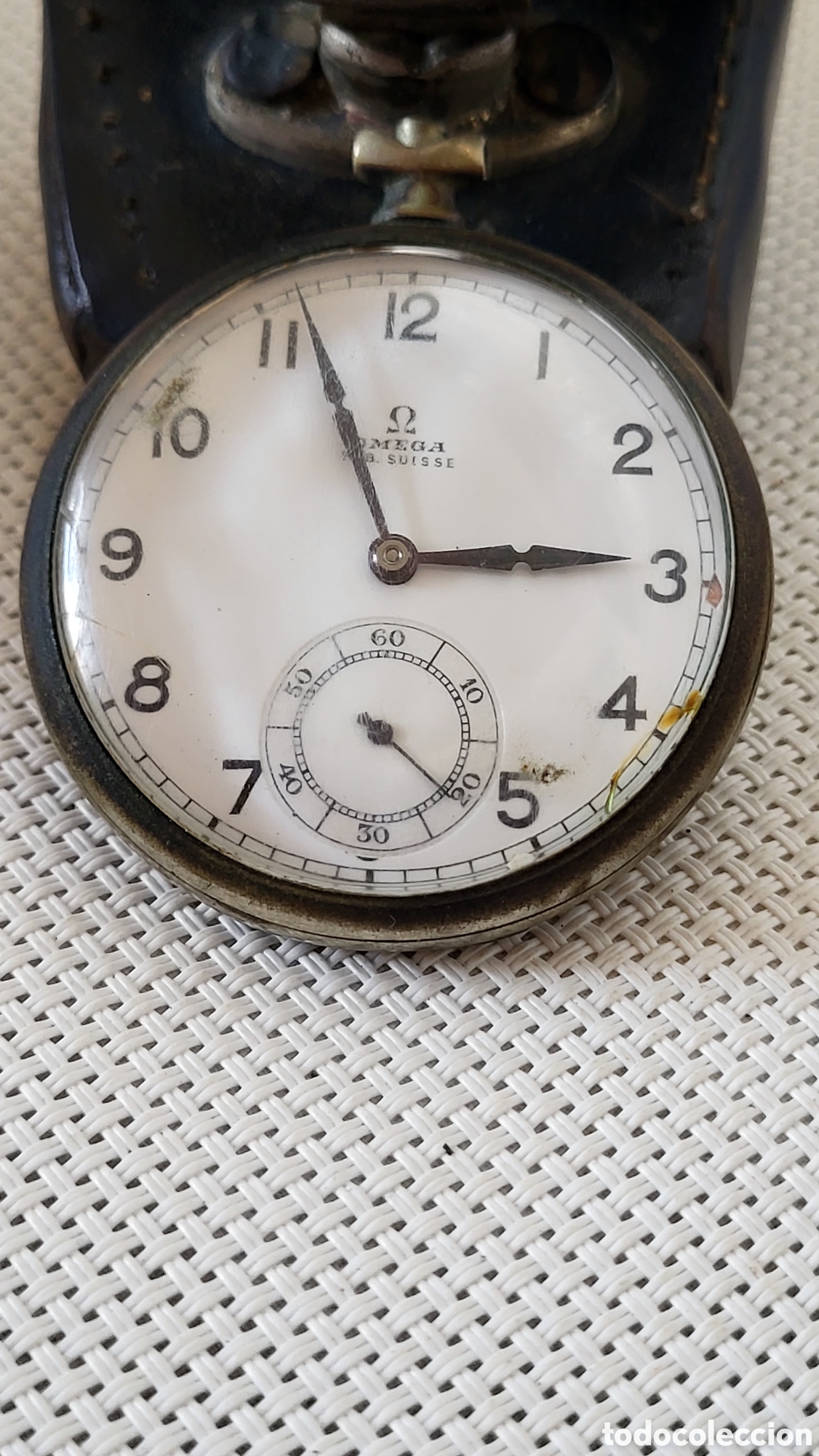 Relojes de bolsillo: Reloj bolsillo carga manual Omega