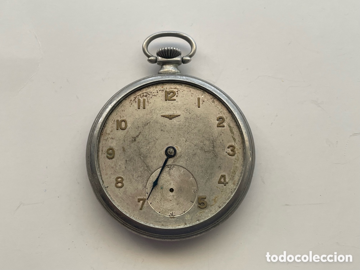 Relojes de bolsillo: Reloj de bolsillo Longines cal. 37.93 - para reparar/piezas
