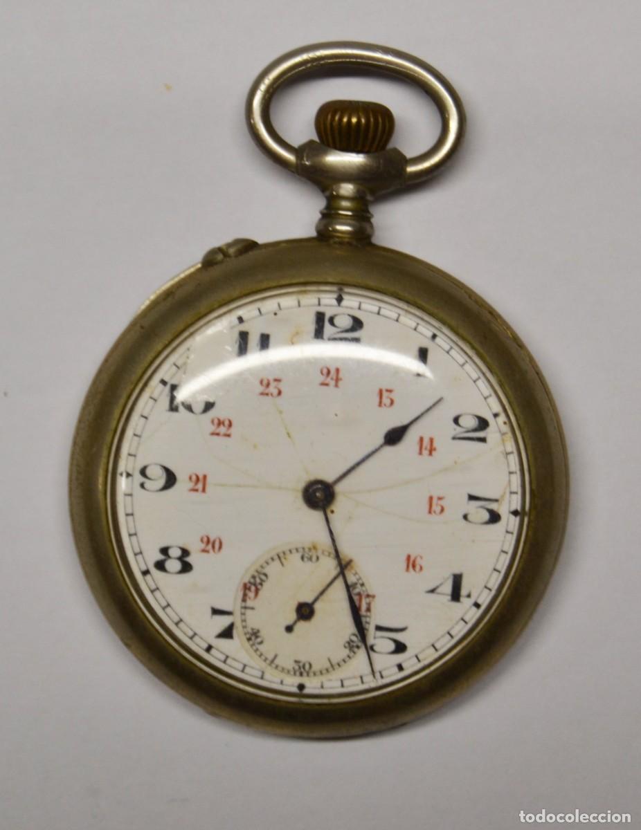 Relojes de bolsillo: ANTIGUO RELOJ DE BOLSILLO DE CARGA MANUAL - Lote 041