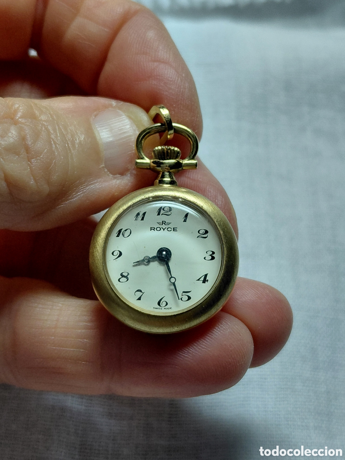 Relojes de bolsillo: RELOJ DE ENFERMERA CARGA MANUAL.MARCA ROYCE.FUNCIONANDO