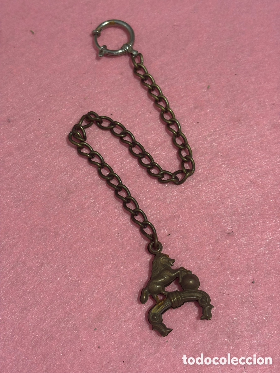Relojes de bolsillo: Antigua leontina para reloj de bolsillo