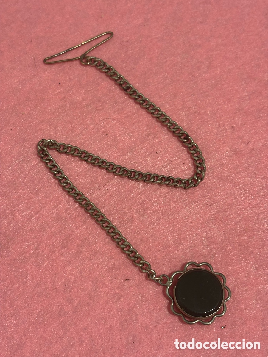 Relojes de bolsillo: Antigua leontina para reloj de bolsillo