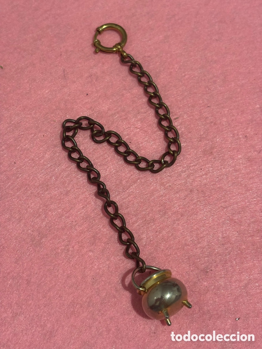 Relojes de bolsillo: Antigua leontina para reloj de bolsillo