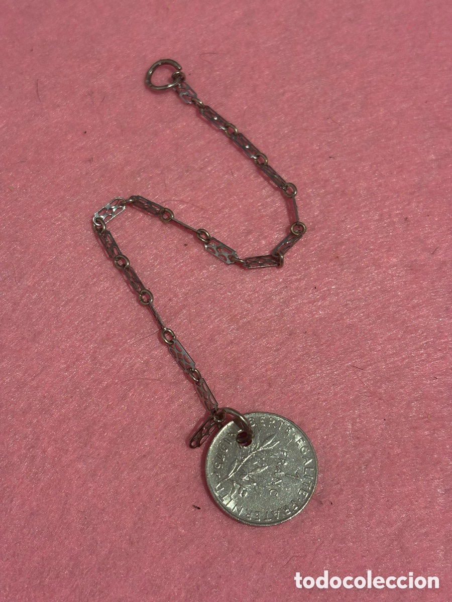 Relojes de bolsillo: Antigua leontina para reloj de bolsillo