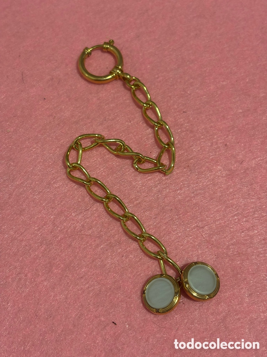 Relojes de bolsillo: Antigua leontina para reloj de bolsillo