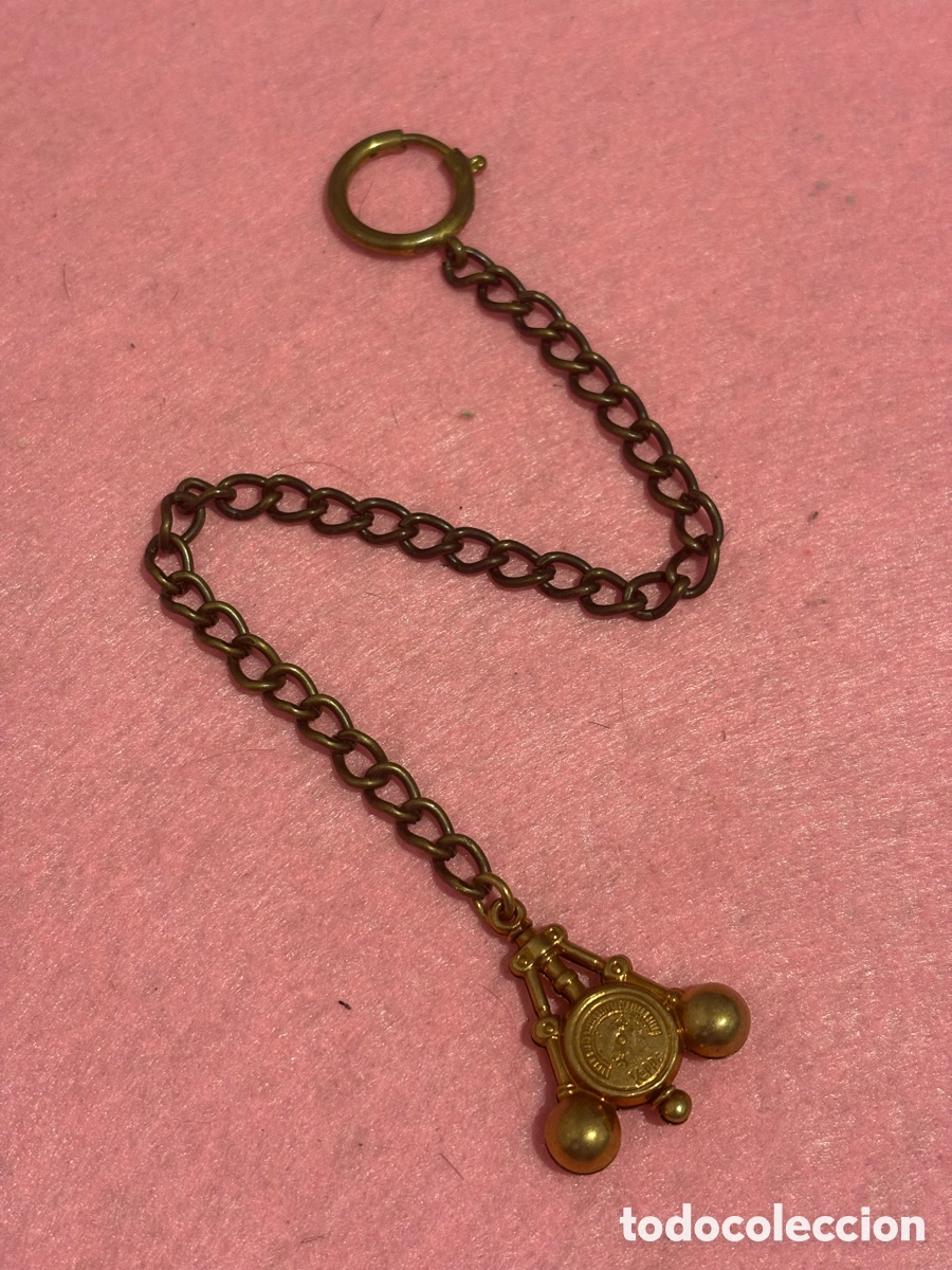 Relojes de bolsillo: Antigua leontina para reloj de bolsillo