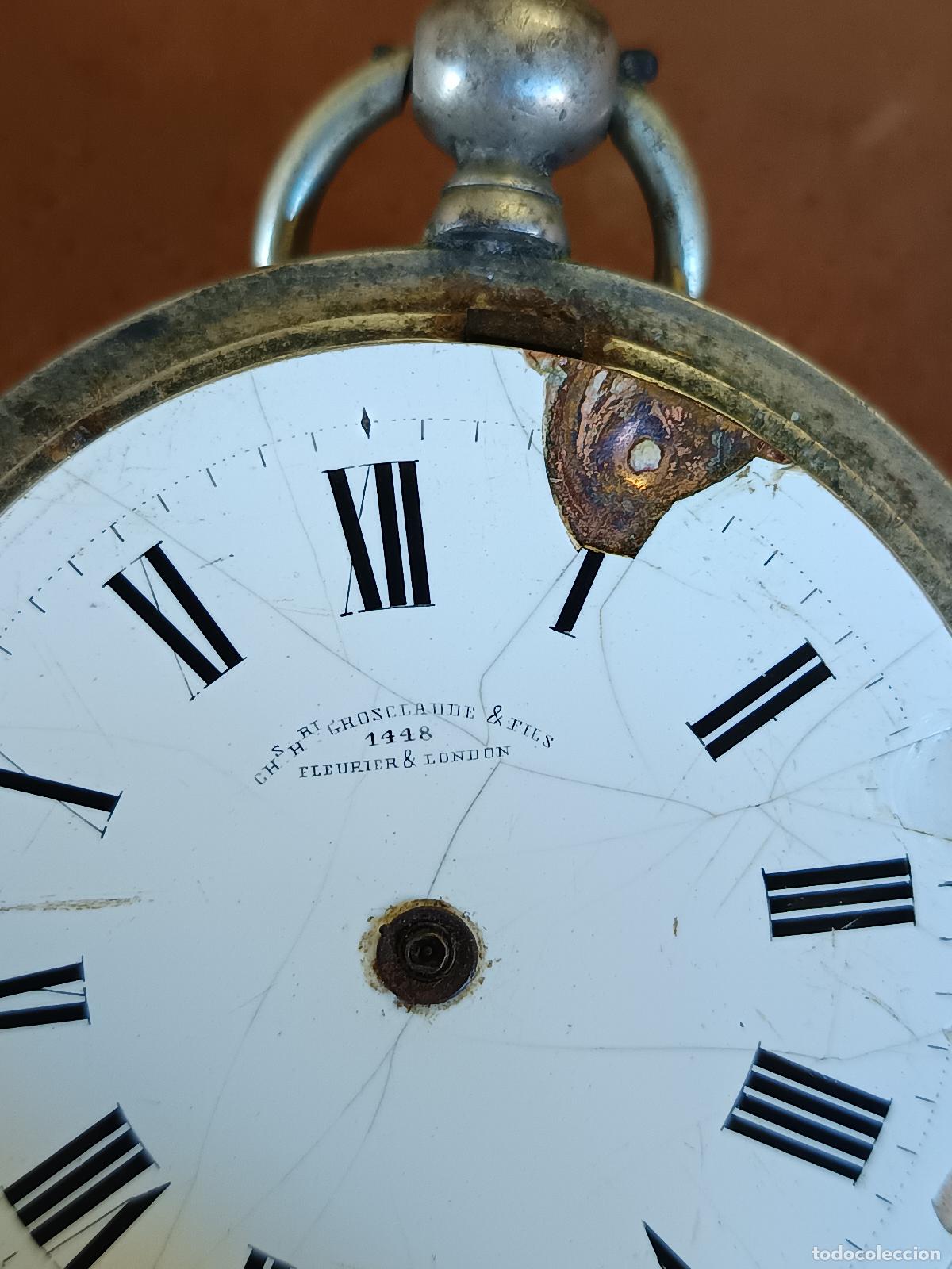 Relojes de bolsillo: RELOJ PARA EL MERCADO CHINO SIGLO XIX, SUIZA CHARLES GHLOSCAUDE & FILS, FLEURIER & LONDON CAJA PLATA