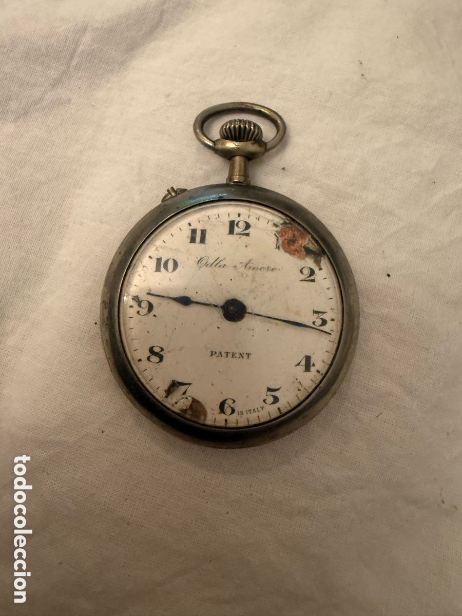 Relojes de bolsillo: Reloj de bolsillo antiguo mec&aacute;nico &ndash; marca a estudiar &ndash; para restaurar