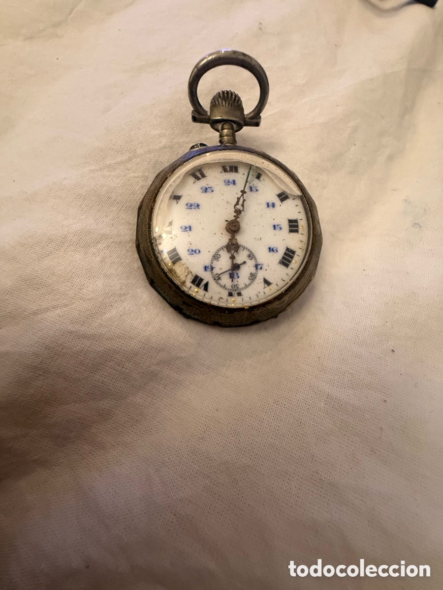 Relojes de bolsillo: Reloj de bolsillo antiguo mec&aacute;nico &ndash; doble tapa trasera &ndash; para restaurar