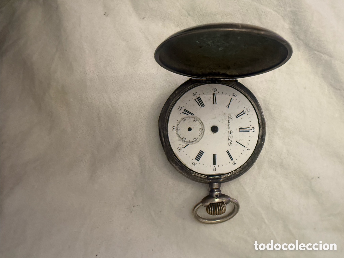 Relojes de bolsillo: Reloj de bolsillo SURPRISE WATCH FACTORY &ndash; plata &ndash; siglo XIX &ndash; para restaurar . 5 cm.